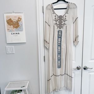 Free People Embroidered Dress